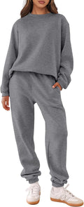 ANRABESS Women's Two Piece Sweatsuit Lounge Set - Warm, Soft Fit