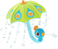 Yookidoo Green Peacock Umbrella Sprinkler - Toddler Bath & Pool Fun