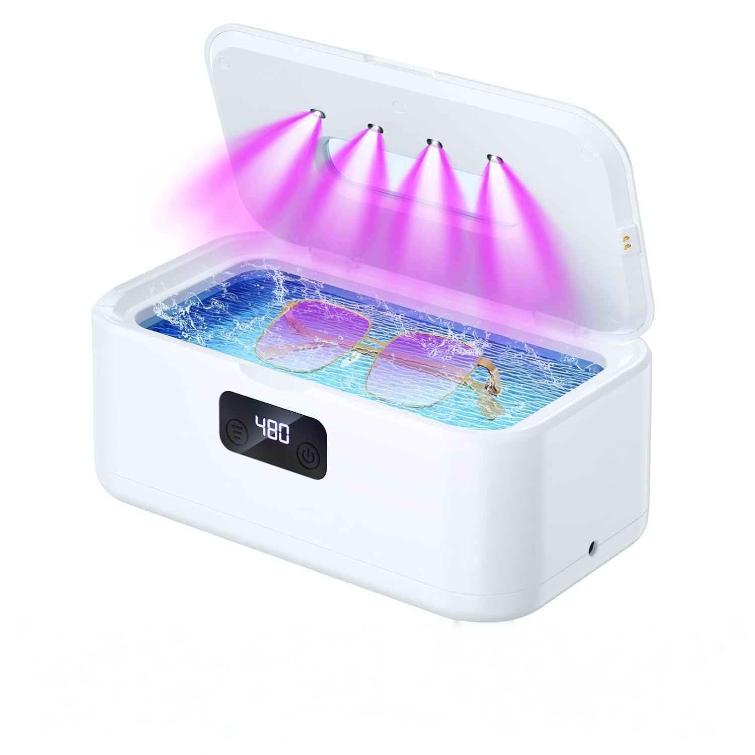 Ultrasonic Jewelry Cleaner for Rings, Eyeglasses, and More