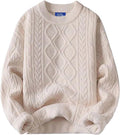 Aelfric Eden Oversized Cable Knit Sweater - Cozy 90s Vintage