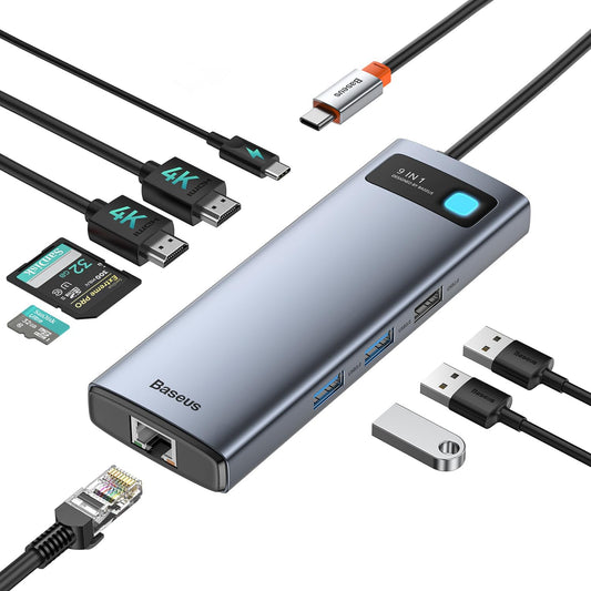 Baseus Dual Monitor Docking Station: Ultimate Connectivity Powerhouse