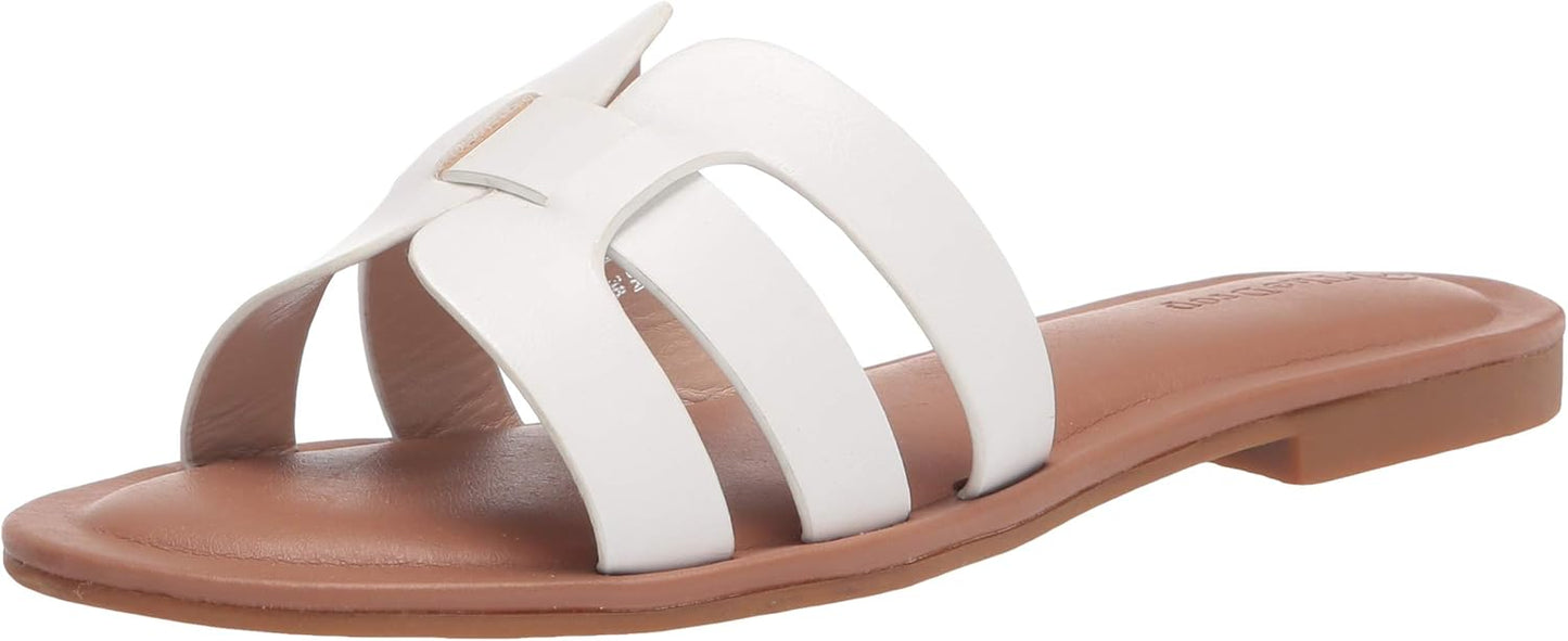 The Drop Women's Monika Flat Slip On Sandal for Every Occasion