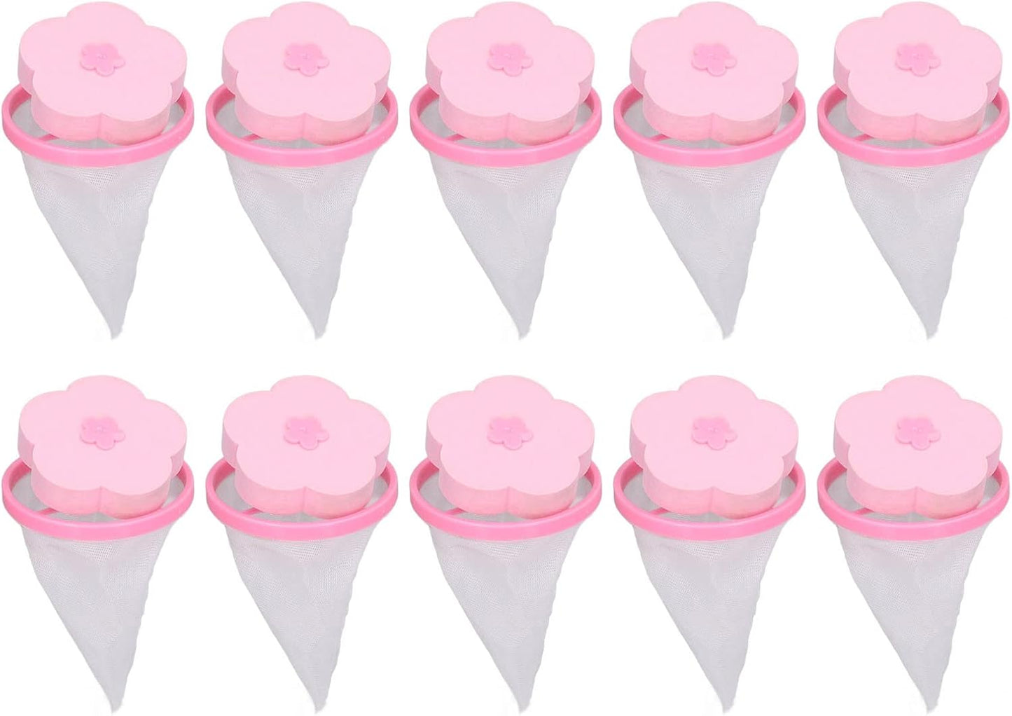 Portable Reusable Washing Machine Lint Filter Bag - Pink