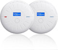 2 Pack 10 Year Battery Operated Smoke and Carbon Monoxide Detector