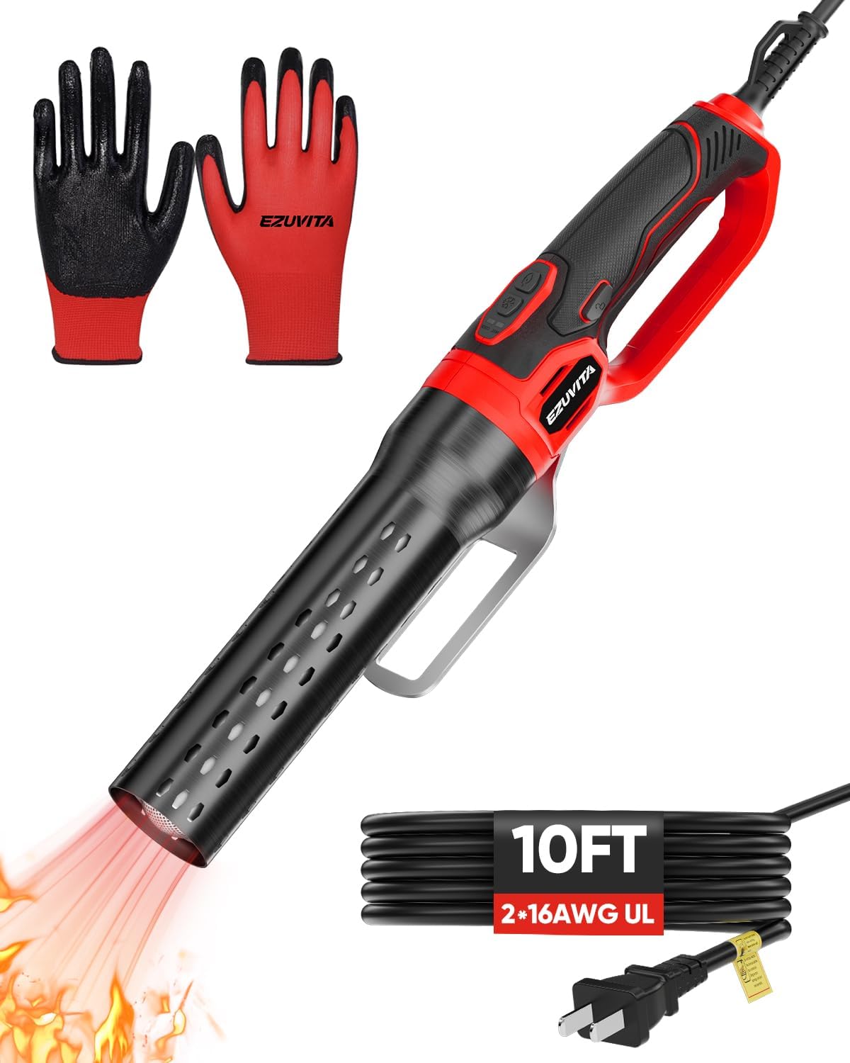 1500W Electric Charcoal Starter with 10ft Cable for Grilling