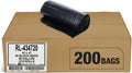56 Gallon Trash Bags 2 MIL Pack of 200 - Heavy Duty Can Liners