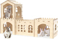 Woiworco Extra Large Rabbit Hideout Wooden Castle - Spacious