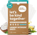 Kind Laundry Detergent Sheets with Stain-Fighting Enzymes - 120 Loads