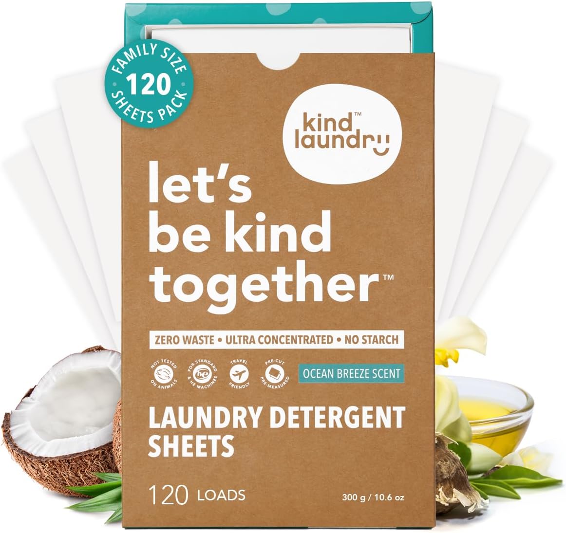 Kind Laundry Detergent Sheets - Eco-Friendly Stain Fighters