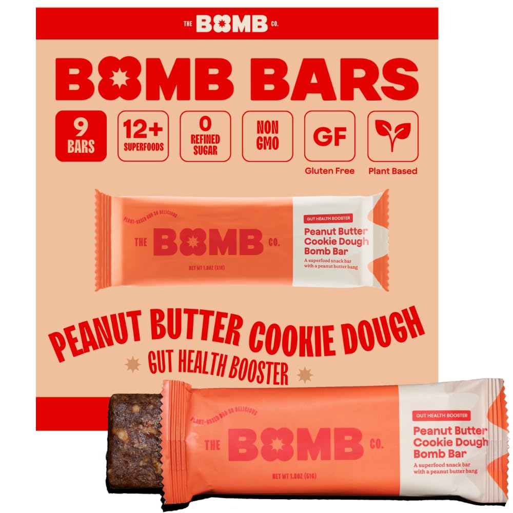 Peanut Butter Cookie Dough Blender Bomb Bar for Gut Health