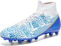 Mens Soccer Cleats Outdoor Lightweight High-Top Training Boots