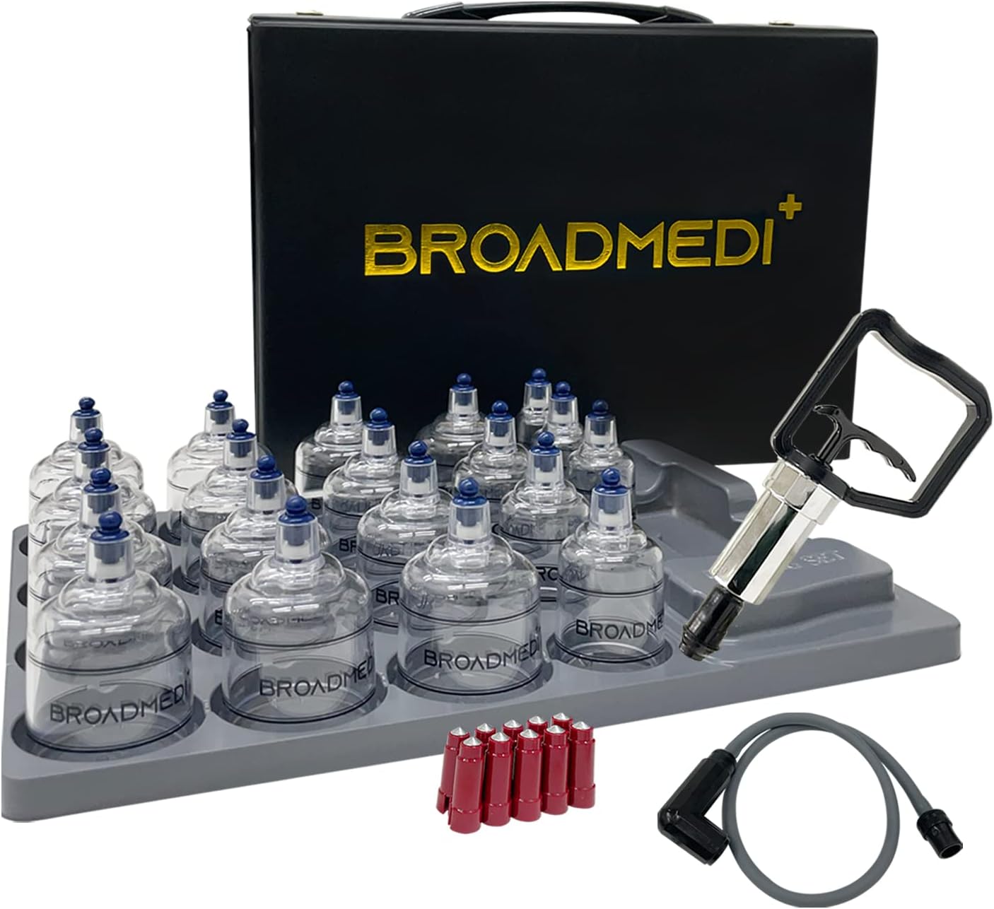 Premium Cupping Therapy Set with 19 Cups and Accessories