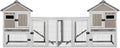 94in Rabbit Hutch Outdoor Chicken Coop with Run - Weatherproof
