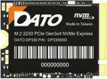 DATO 1TB SSD M.2 2230 NVMe PCIe Gen3x4 - High-Speed Upgrade