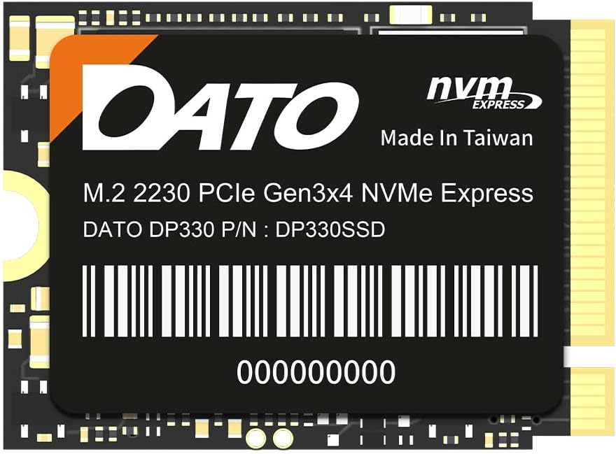 DATO 1TB SSD M.2 2230 NVMe Drive for Gaming and Storage