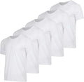 Mens V-Neck Dry-Fit Moisture Wicking Performance T-Shirt 5 Pack game