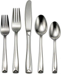 Oneida Lincoln 45-Piece Flatware Set Service for 8 - Simple Durable