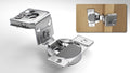 Berta 40-Pack 1-1/4 in Overlay Soft-Closing Face Frame Cabinet Hinges