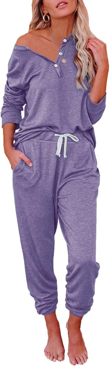 Comfy 2 Piece Pajamas Sets for Women by AUTOMET - Perfect Loungewear