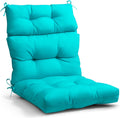 EAGLE PEAK Tufted High Back Patio Chair Cushion 46in x 22in