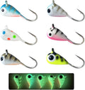 Tungsten Ice Fishing Jig Set for Crappie Panfish - 6pcs