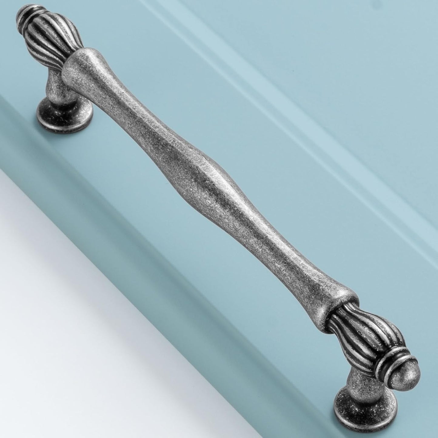 10 Pack 5 Inch Antique Iron Cabinet Pulls for Vintage Style