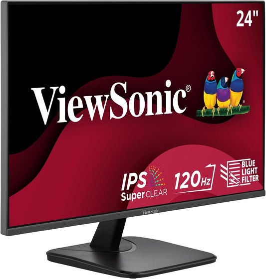 ViewSonic VA2456A-MHD 24 Inch IPS 1080p Monitor with 120Hz