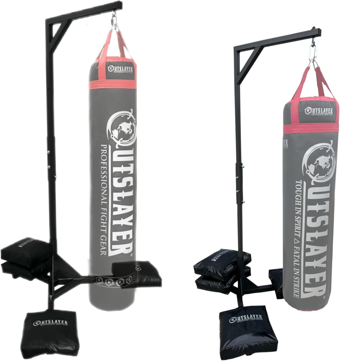 Outslayer USA Heavy Duty Punching Bag Stand for 350lbs - Easy Assembly