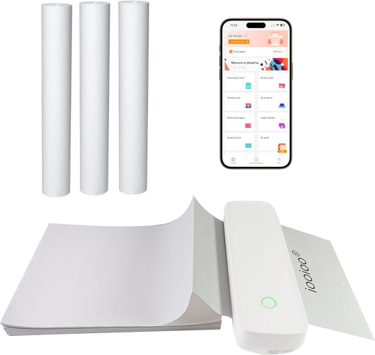 Inkless Bluetooth Portable Printer - IOOIOO A80