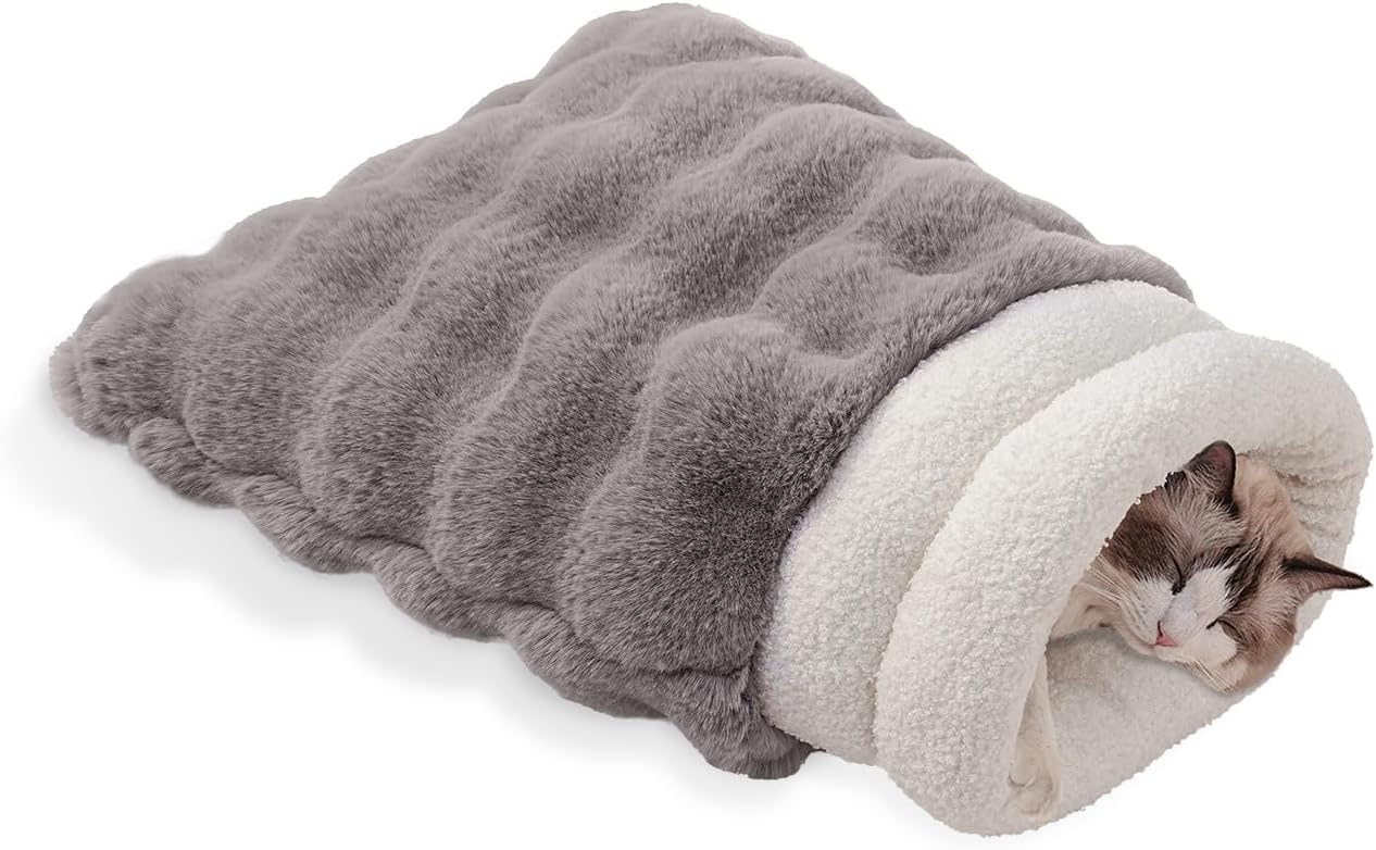 Cat Sleeping Bag 4 in 1 Cozy Soft Warm Washable for Small Pets