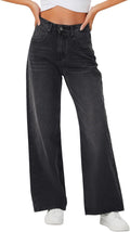 Baggy Wide Leg Jeans High Waisted Loose Fit - Trendy Y2K Style