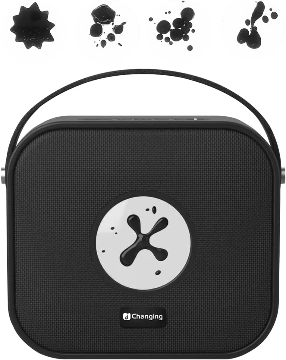 Ferrofluid Bluetooth Speaker with Venom Design for Rich Bass