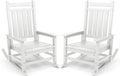 Oversized Outdoor Rocking Chair Set of 2 for Ultimate Comfort