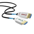 4K Fiber Optic HDMI Cable 25ft 4K60Hz 18Gbps HDR10 - Slim Flexible