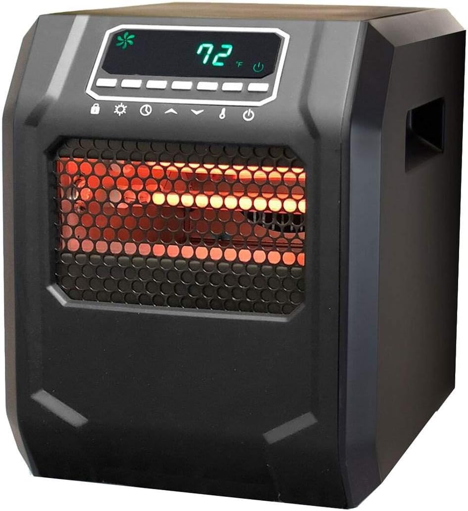 Efficient Portable Infrared Heater | 1500W | 3 Heat Settings