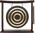 10-12in Chinese Gongs on Woodsonic Stand - Compact Stand, Mallet