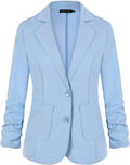 Unifizz Womens Casual Work Office Blazer 3/4 Sleeve - Slim Fit Women's