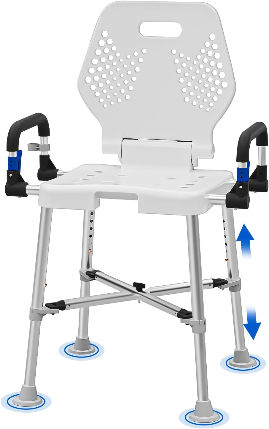 Adjustable Heavy Duty Shower Chair - SeatYuPro
