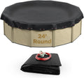 Buffalo Blizzard Deluxe 24 ft Round Winter Pool Cover - Heavy Duty