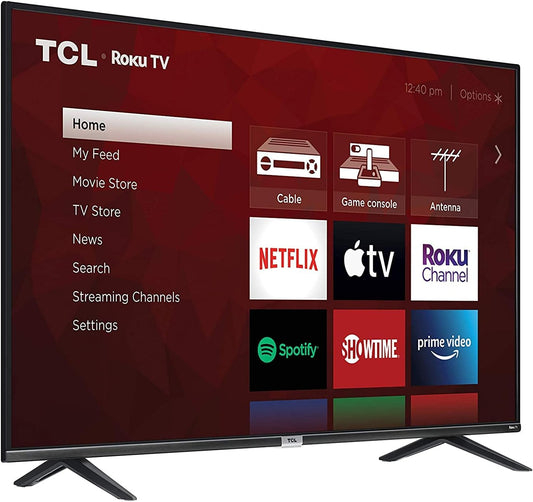 Immerse in crystal-clear visuals: TCL 55 4K UHD Roku TV 55S435