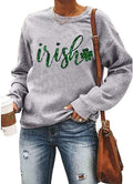 Shamrock Graphic Sweatshirt for Women - Cozy Style