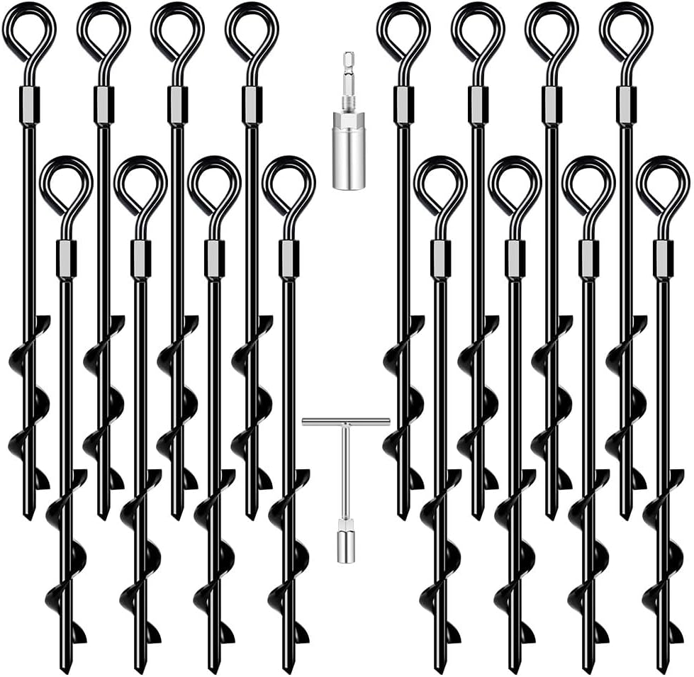 Heavy Duty Ground Anchors for Camping, Trampolines, and More