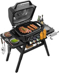 Grill Stand for Ninja Woodfire Outdoor - Portable Adjustable Cart