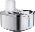 Cordless Cat Water Fountain Stainless Steel - Quiet 3.2L Fountain