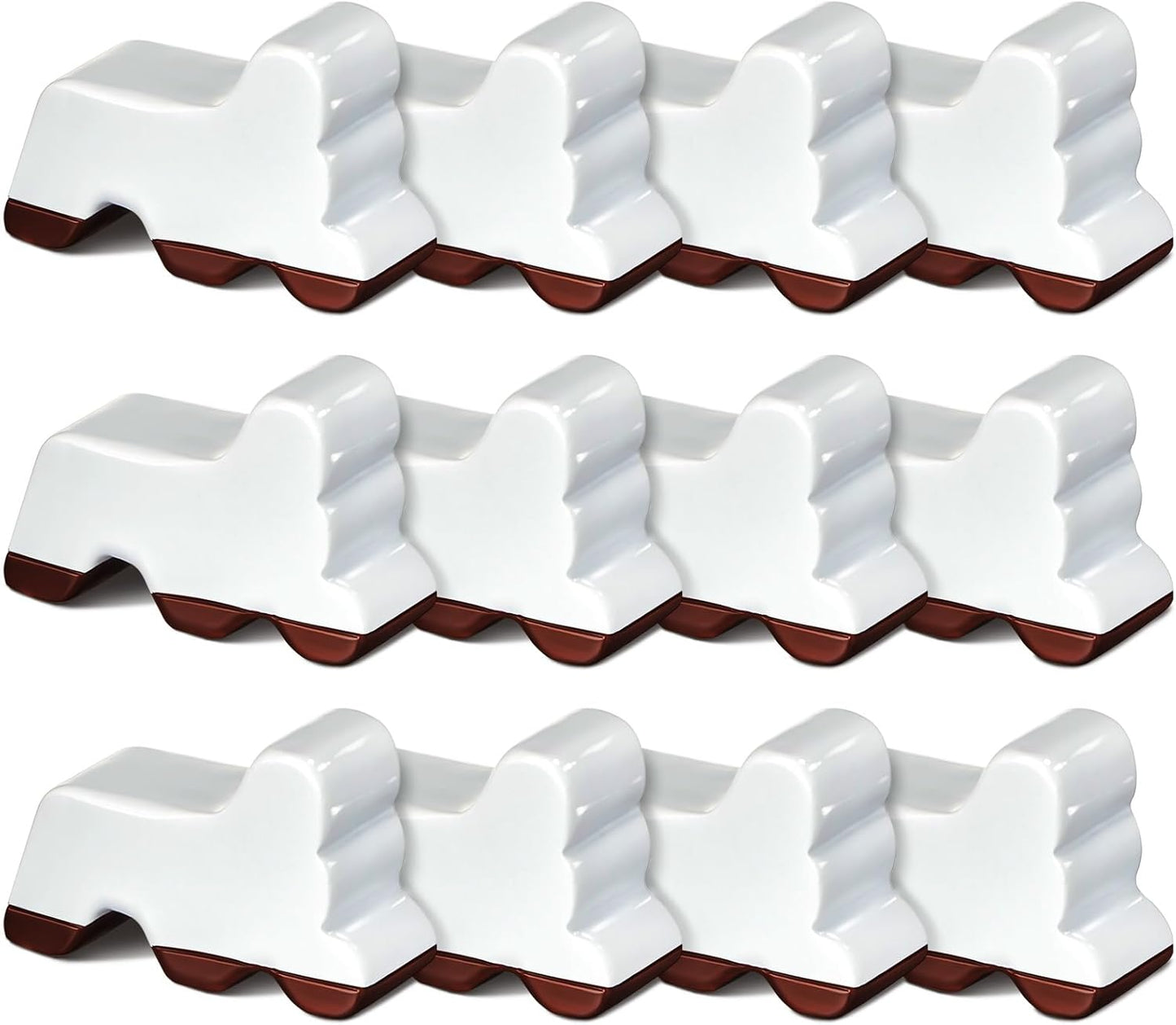 Kigeli 12 Pcs Resin Pot Feet for Outdoor Planters - Durable Elevators