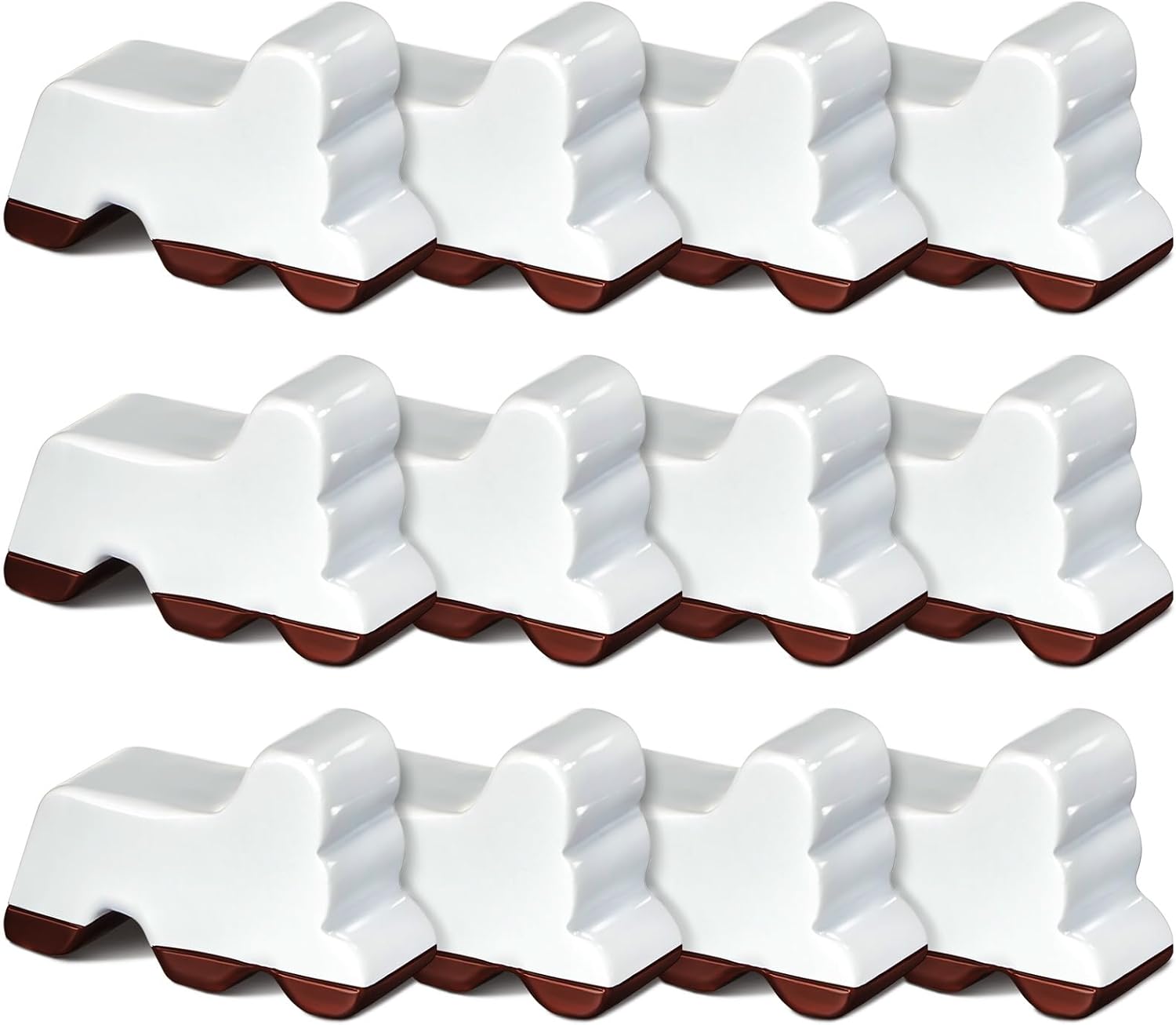 Kigeli 12 Pcs Resin Pot Feet for Outdoor Planters - Durable Elevators