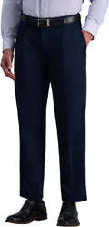 Haggar Premium No Iron Khaki Classic Fit Pleat Front Pant Men's