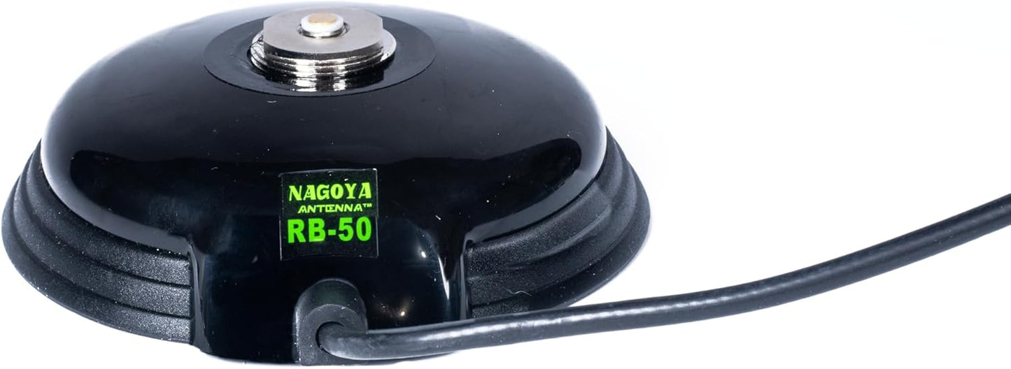 Nagoya RB-50 Premium Magnet Mount for NMO Antennas - Heavy Duty