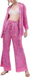 Arssm Women Satin Silk Pajama Set for Cozy Sleepwear