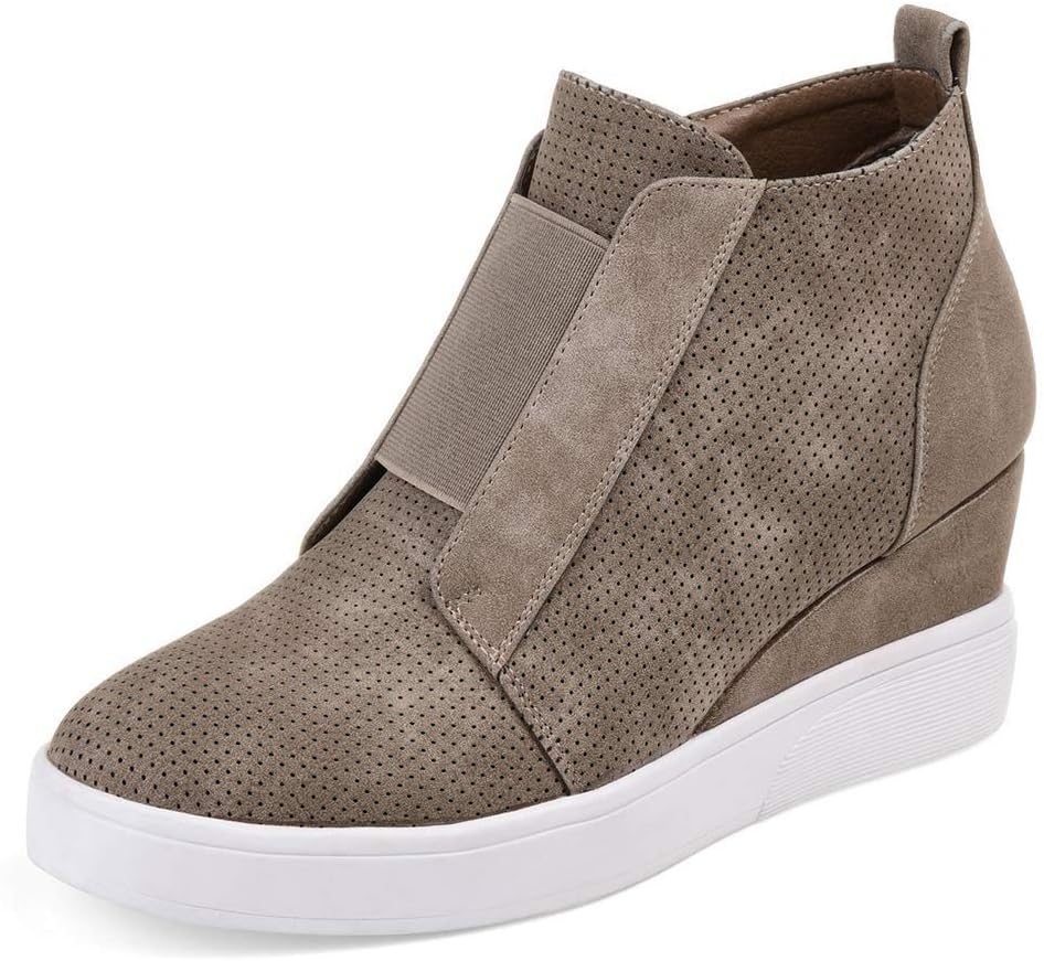 Athlefit Women's Wedge Sneakers for Comfort and Style